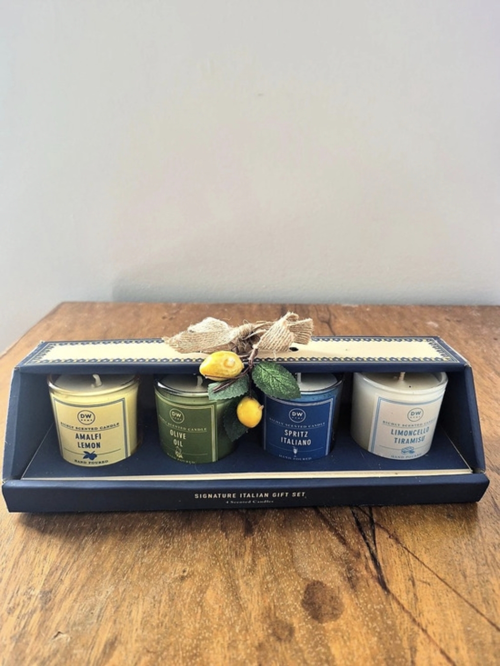 DW Home Signature Italian Gift Set Italian Scented Candle Gift Set NWT